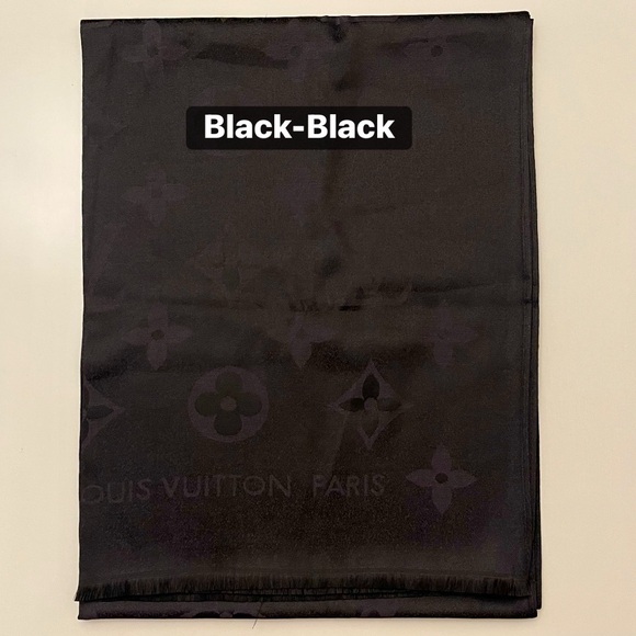 LV Monogram Cashmere Silk Blend Scarf - Picture 5 of 9